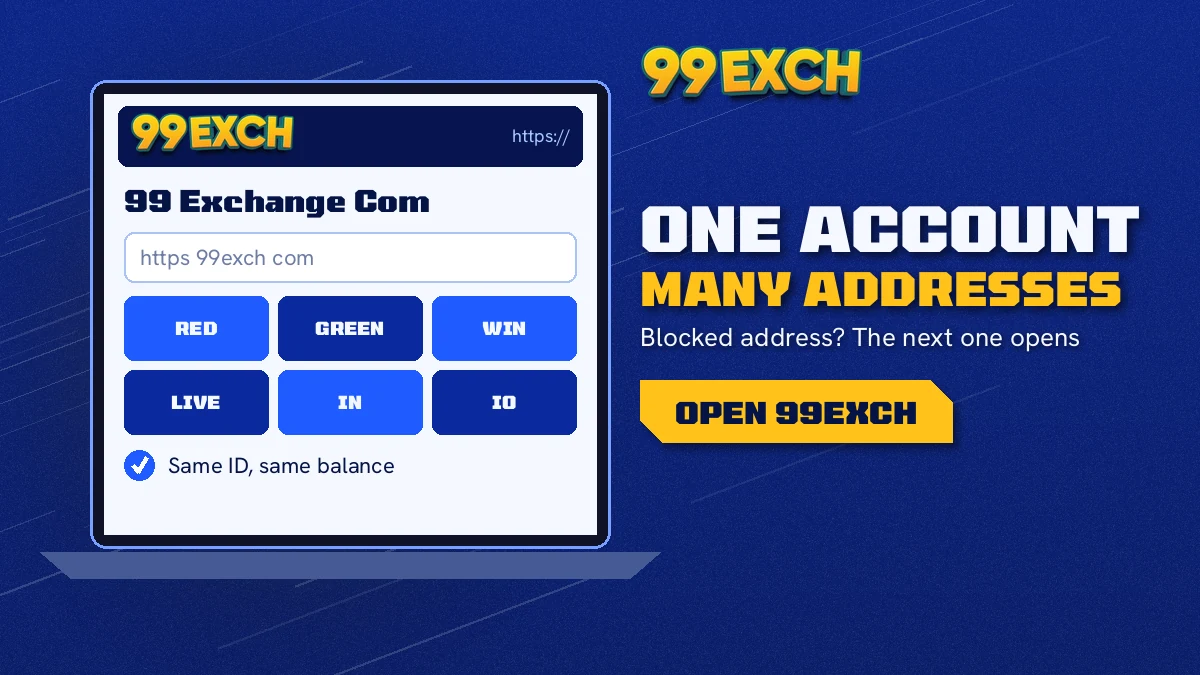 99exch com official login screen with User Name, Password and Login with Demo ID on a working 99Exch address