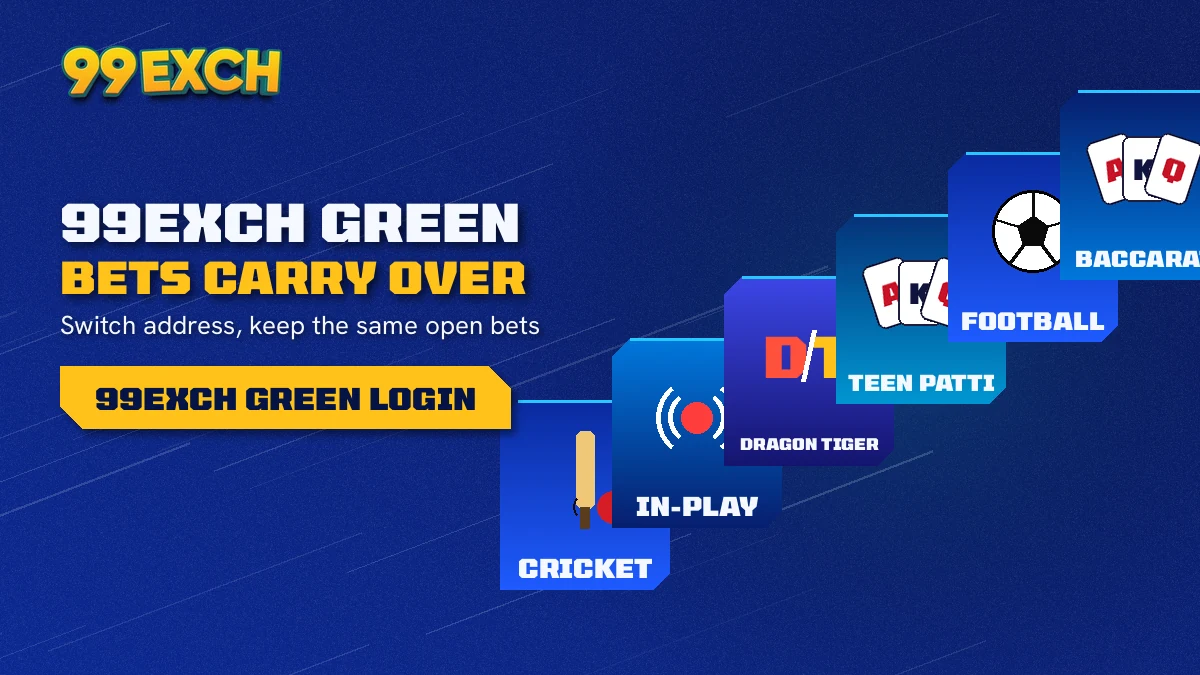 99exch green markets: cricket exchange, Teen Patti, Andar Bahar, Dragon Tiger and Aviator on one 99Exch balance