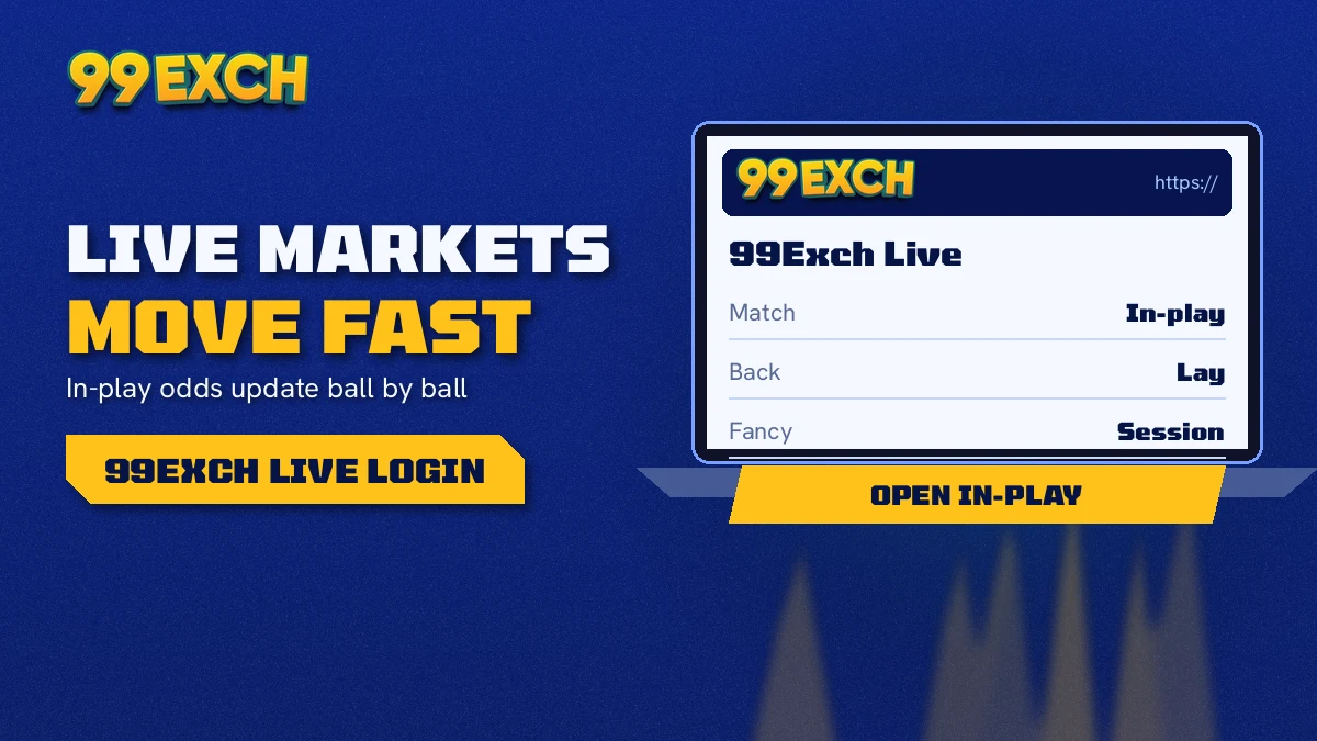 99Exch live login screen with User Name and Password fields and Login with Demo ID