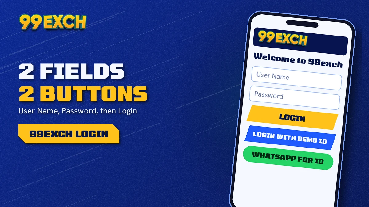 99exch com login screen replica frame, User Name and Password boxes above the two buttons