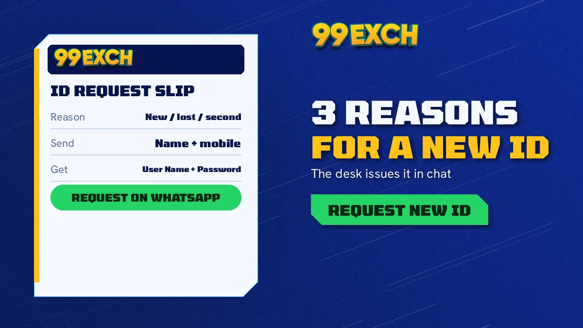99exch new id first login on the 99Exch screen with User Name and Password fields