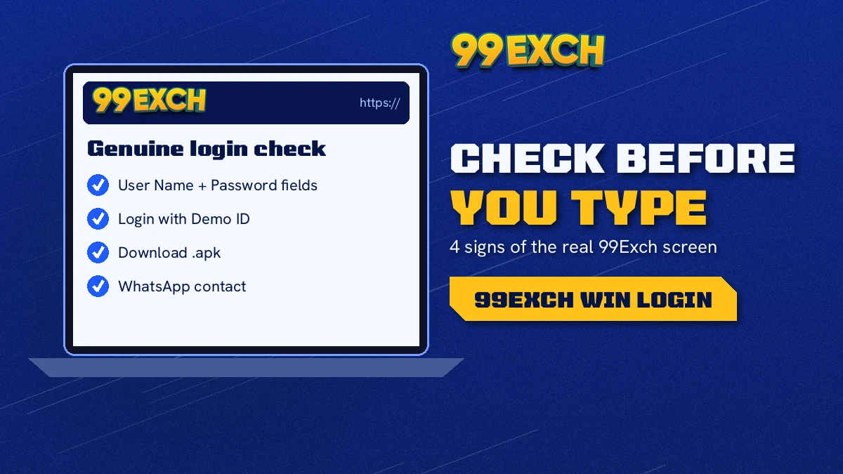 99exch win com login screen with Login with Demo ID, Download .apk and WhatsApp contact